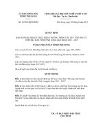 Quyết định Số: 12/2012/QĐ-UBND BAN HÀNH KẾ HOẠCH THỰC HIỆN CHƯƠNG TRÌNH THU HÚT VỐN ĐẦU TƯ TRÊN ĐỊA BÀN TỈNH VĨNH LONG GIAI ĐOẠN 2011 - 2015 docx