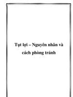 Tụt lợi – Nguyên nhân và cách phòng tránh pdf