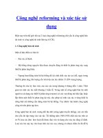 Công nghệ reforming và xúc tác sử dụng pot