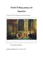 Tranh lễ đăng quang của Napoléon pptx