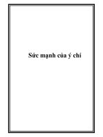 Sức mạnh của ý chí pot