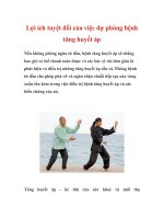 Lợi ích tuyệt đối của việc dự phòng bệnh tăng huyết áp potx