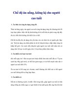 Chế độ ăn uống, kiêng kị cho người cao tuổi docx