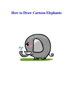 How to Draw Cartoon Elephants doc