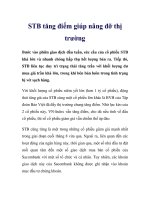 STB tăng điểm giúp nâng đỡ thị trường pot