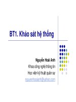 BT1. Khảo sát hệ thống potx