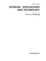 SOYBEAN APPLICATIONS AND TECHNOLOGY docx