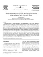 The environmental consequences of adopting conservation tillage in Europe: reviewing the evidence doc