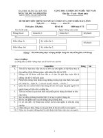 ĐỀ THI HẾT MÔN NHỮNG NGUYÊN LÝ CƠ BẢN CỦA CHỦ NGHĨA MÁC-LÊNIN - ĐỀ SỐ 3 potx