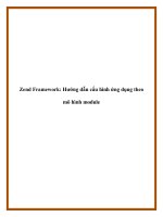 Zend Framework: Hướng dẫn cấu hình ứng dụng theo mô hình module docx