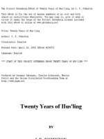 Twenty Years of Hus''''ling, by J. P. Johnston doc