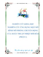 NGHIÊN CỨU KHOA HỌC-ĐỀ TÀI: 