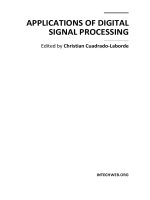 APPLICATIONS OF DIGITAL SIGNAL PROCESSING doc