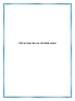 Giữ an toàn cho các cấu hình router pdf
