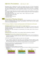 Effective Presentations- Dilek Tokay, SU 2004 pdf