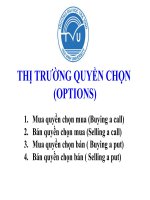 THỊ TRƯỜNG QUYỀN CHỌN pot