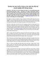 Quảng cáo trực tuyến, công cụ cứu cánh cho tiếp thị doanh nghiệp thời khủng hoảng ppt