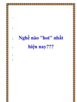 Nghề nào 