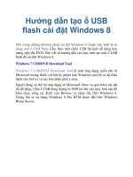 Hướng dẫn tạo ổ USB flash cài đặt Windows 8 pot