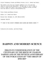 Project Gutenberg''''s Darwin and Modern Science, by A.C. Seward and Others pot