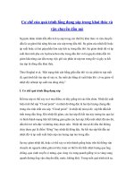 Cơ chế của quá trình lắng đọng sáp trong khai thác và vận chuyển dầu mỏ potx