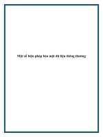 Một số biện pháp bảo mật dữ liệu thông thường pot