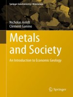 Metals and Society: an Introduction to Economic Geology ppt