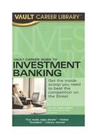 Vault Career Guide to Investment Banking pot