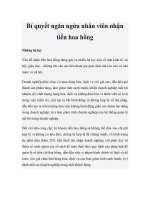 Bí quyết ngăn ngừa nhân viên nhận tiền hoa hồng doc