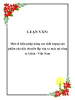 LUẬN VĂN: Một số biện pháp nâng cao chất lượng sản phẩm của dây chuyền lắp ráp xe máy tại công ty Lifan - Việt Nam pot