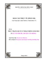 Luận văn: THỰC TRẠNG QUẢN LÝ HOẠT ĐỘNG GIÁO DỤC Ở XÃ TÂN PHƯỚC, HUYỆN TÂN HỒNG. pdf