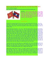 Lịch sử quan hệ đặc biệt Việt Nam-Lào, Lào-Việt Nam (1930 -2007) docx