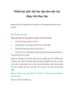 Muốn học giỏi: hãy học tập như một vận động viên thực thụNhững tố pptx