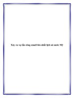 Xảy ra vụ tấn công email lớn nhất lịch sử nước Mỹ ppt