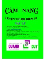 chuyên đề luyện thi đại học môn lý số 3