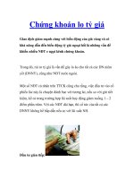 Chứng khoán lo tỷ giá potx