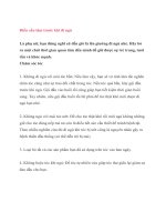 Điều cần làm trước khi đi ngủ doc