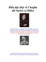 Điều đặc biệt về Chaplin (hề Saclo) và Hitler doc