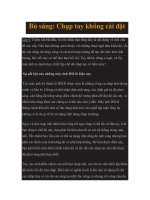 Bù sáng: Chụp tay không cài đặt docx