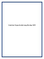 Cảnh báo Trojan ẩn dật trong file nhạc MP3 pptx
