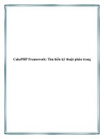 CakePHP Framework: Tìm hiểu kỹ thuật phân trang pptx