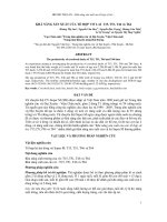 BÁO CÁO KHOA HỌC 