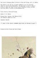 The Project Gutenberg EBook of Birds in Town and Village, by W. H. Hudson doc