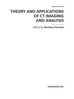 THEORY AND APPLICATIONS OF CT IMAGING AND ANALYSIS pdf