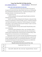 CÔNG THỨC PHỐI TRỘN ĐỆM LÓT SINH THÁI pptx