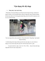 Vận dụng tốc độ chụp ppt