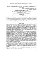 BÁO CÁO KHOA HỌC 