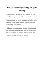 Hoa quả khô không thích hợp cho người ăn kiêng pdf