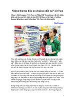 Những thương hiệu ưa chuộng nhất tại Việt Nam potx