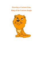 Drawing a Cartoon Lion, King of the Cartoon Jungle docx